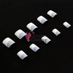 Tipsuri clasice pretaiate 100 bucati cu bordura mare Crem TPS77 - 67446 